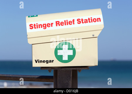 La station de secours Stinger. Cable Beach, Broome, Australie occidentale. Banque D'Images