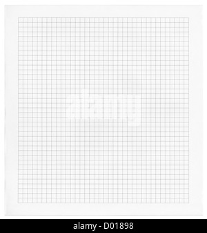 Modèle mathématique détaillé papier vierge Banque D'Images