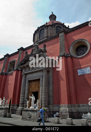 Templo deJesus Maria Church dans le centre historique de la ville de Mexico DF Banque D'Images