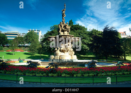 La fontaine de Ross, Les Jardins de Princes Street, Édimbourg Banque D'Images