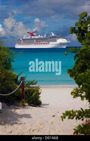 Navire de croisière au Bahamas Banque D'Images