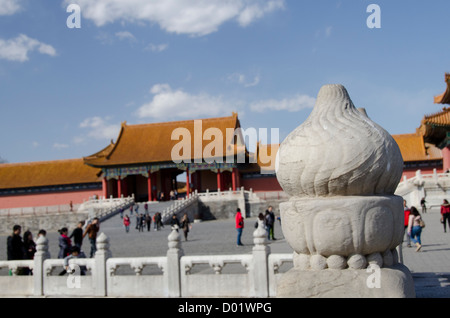 La Chine, Pékin, la Cité Interdite (aka Sanatorium On Gulang Island Cheng). Emperors Palace de la Dynastie Ming et Qing. Banque D'Images