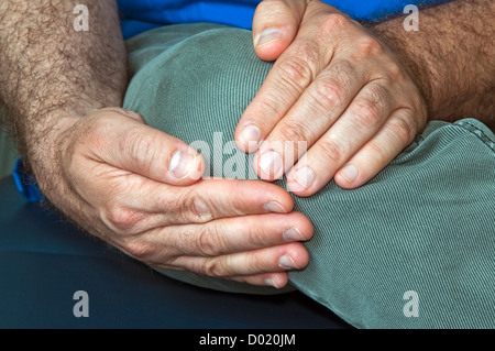 Praticien de Reiki au travail Banque D'Images