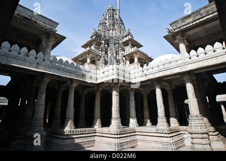 Jain temple Ranakpur Rajasthan Inde Banque D'Images