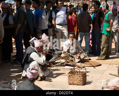 Festival de Rue 2012 à Bhaktapur, Népal Banque D'Images