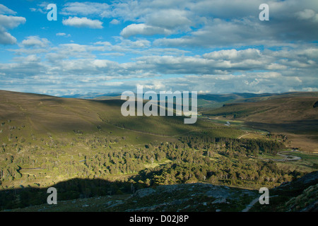 Glen Lui de mauvais Creag an t-Seabhaig, Derry, Cairngorm Aberdeenshire Banque D'Images