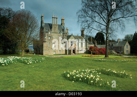 Château de Lauriston, Cramond près d'Édimbourg, Lothian Banque D'Images