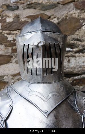 Le casque d'un chevalier Banque D'Images