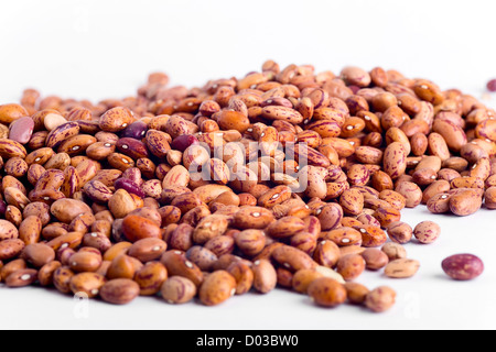 Libre de red beans isolated on white Banque D'Images