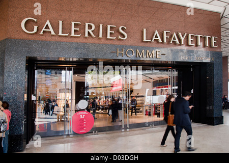 Galeries Lafayette à Paris, France Banque D'Images