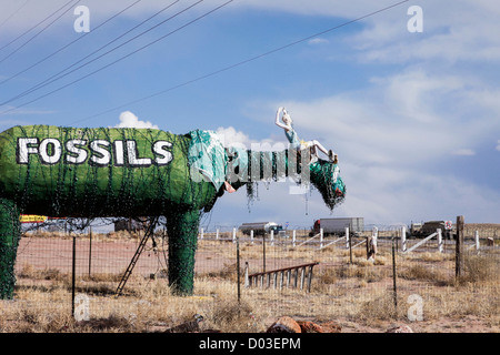 Holbrook, Arizona, United States. Route 66. Stewarts Rock Shop, Banque D'Images