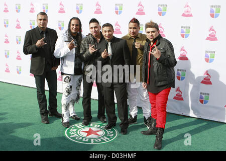 Le 15 novembre 2012 - Las Vegas, Nevada, USA - Siggno au Latin Grammy Awards 2012 qui a eu lieu au Mandalay Bay à Las Vegas, Nevada le Jeudi, 15 novembre 2012. (Crédit Image : © Javier Rojas/Prensa Internacional/ZUMAPRESS.com) Banque D'Images