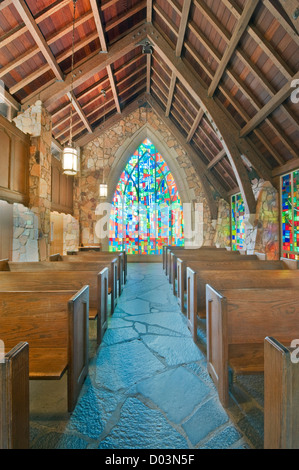 États-unis, GA, Pine Mountain, Callaway Gardens, Ida Cason Callaway Memorial Chapel Banque D'Images