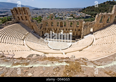 Odeon Herodes Atticus à Athènes Ville de Grèce Banque D'Images