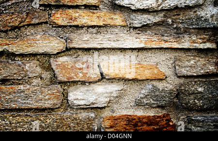 Rock Wall, Close up.Texture background. Beaucoup de détails. Banque D'Images