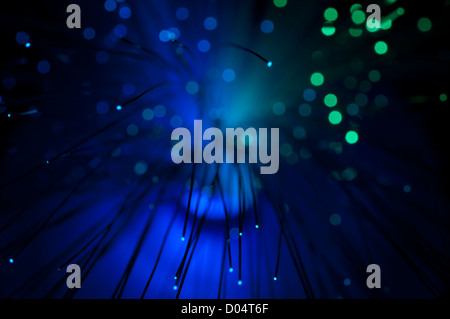 Arrière-plan de fibres optiques Banque D'Images