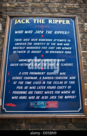 Gunthorpe Street, l'endroit où Jack l'Eventreur commis des crimes à Whitechapel, East London, Angleterre, Royaume-Uni Banque D'Images