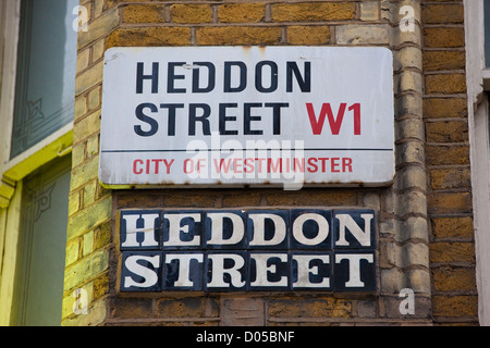 Hedden Street W1, Londres, Angleterre, RU Banque D'Images