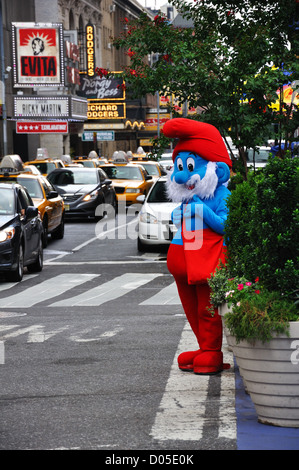 Au Times Square, New York City, USA Banque D'Images