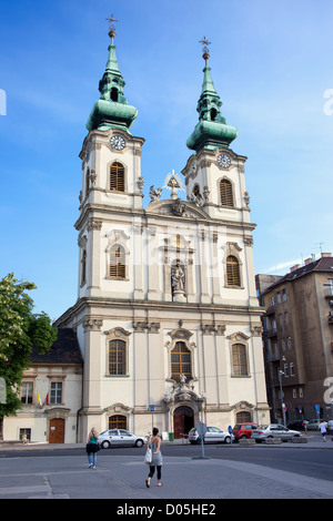 Eglise Sainte Anne (hongrois : église Szent Anna) sur la place Batthyany à Budapest, Hongrie. Banque D'Images