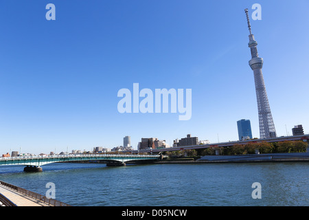 Tokyo Sky Tree, le bâtiment le plus haut au Japon et le 2ème plus grand au monde Banque D'Images