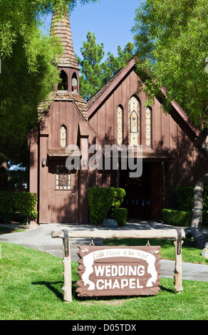Une chapelle de mariage à Las Vegas Banque D'Images