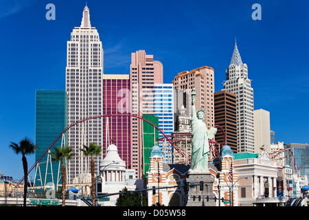 New York New York Hotel & Casino, Las Vegas Banque D'Images