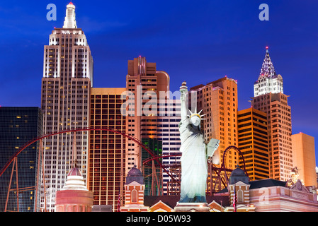 New York New York Hotel & Casino, Las Vegas Banque D'Images