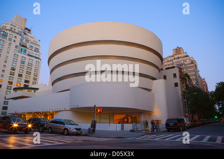 Le Musée Solomon R. Guggenheim, New York, USA Banque D'Images