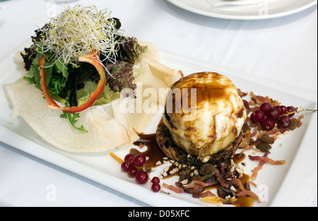 Salade de fromage de chèvre. Banque D'Images