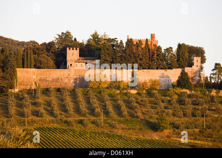 L'Europe, Italie, Toscane, Chianti, le Château de Brolio Banque D'Images