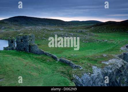 Château trois Tête, Lisnagrave, Irlande Banque D'Images