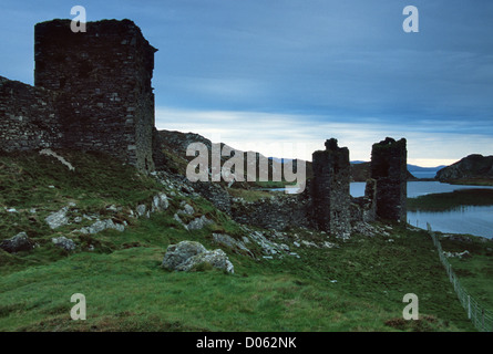 Château trois Tête, Lisnagrave, Irlande Banque D'Images