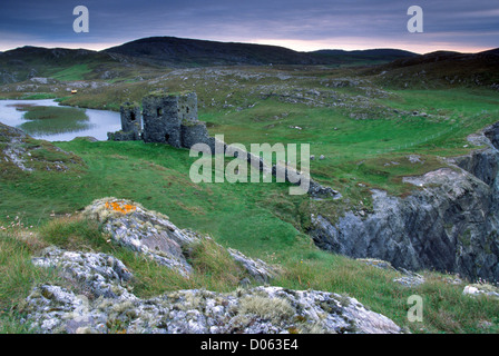 Château trois Tête, Lisnagrave, Irlande Banque D'Images