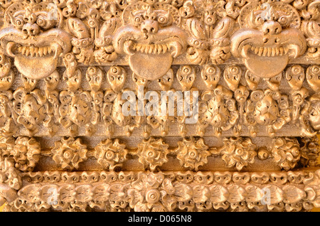 Murs de plâtre sculpté. Banque D'Images