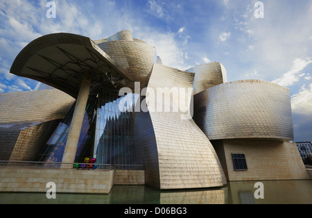 Musée Guggenheim Bilbao, Biscaye, Pays Basque, Espagne Banque D'Images