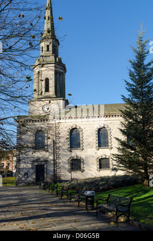 L'église St Paul à St Paul's Square dans le quartier des bijoutiers de Birmingham. Banque D'Images