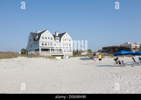 Elizabeth Pointe Lodge beachfront resort hôtel à Amelia Island, Floride Banque D'Images