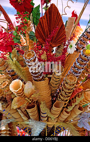 Beaucoup de beau ice cream cones en libre Banque D'Images