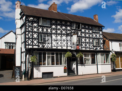 La Royal Oak Inn Coaching Tenbury Wells le Worcestershire England UK Banque D'Images