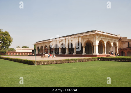 Deewan E AAM, fort d'Agra, Agra, Utter Pradesh, Inde Banque D'Images