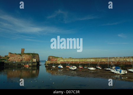 Dunbar Dunbar et Harbour Castle, Dunbar, East Lothian Banque D'Images