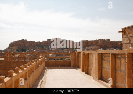 Vue de Fort Jaisalmer, Jaisalmer, Rajasthan, India Banque D'Images