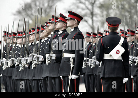 Les Souverains parade. Académie royale militaire de Sandhurst Banque D'Images