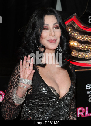 Cher Los Angeles Premiere de 'Burlesque' tenue à l'Grauman's Chinese Theatre Hollywood, Californie - 15.11.10 Banque D'Images