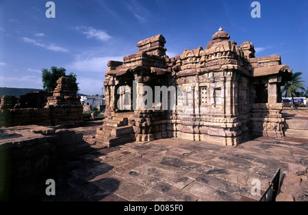 Le Temple de Mallikarjuna Pattadakal,Karnataka, Inde. Banque D'Images