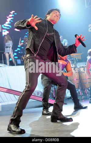 Chayanne effectue au 'Hard Rock Live' tenu à le Seminole Hard Rock Hotel and Casino Hollywood, Floride - 19.11.10 Banque D'Images