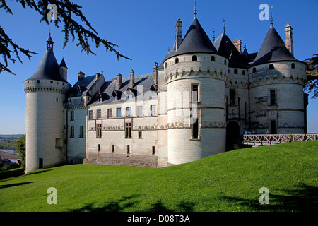 Façade du château de Chaumont-SUR-LOIRE Loir-et-cher (41) FRANCE Banque D'Images