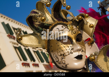 Masque DU CARNAVAL DE VENISE LA SÉRÉNISSIME VENETO ITALIE EUROPE Banque D'Images