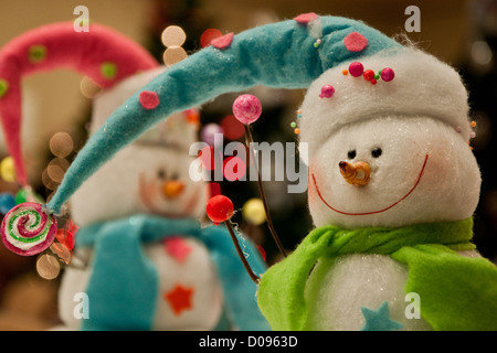 Bonhommes de neige Banque D'Images